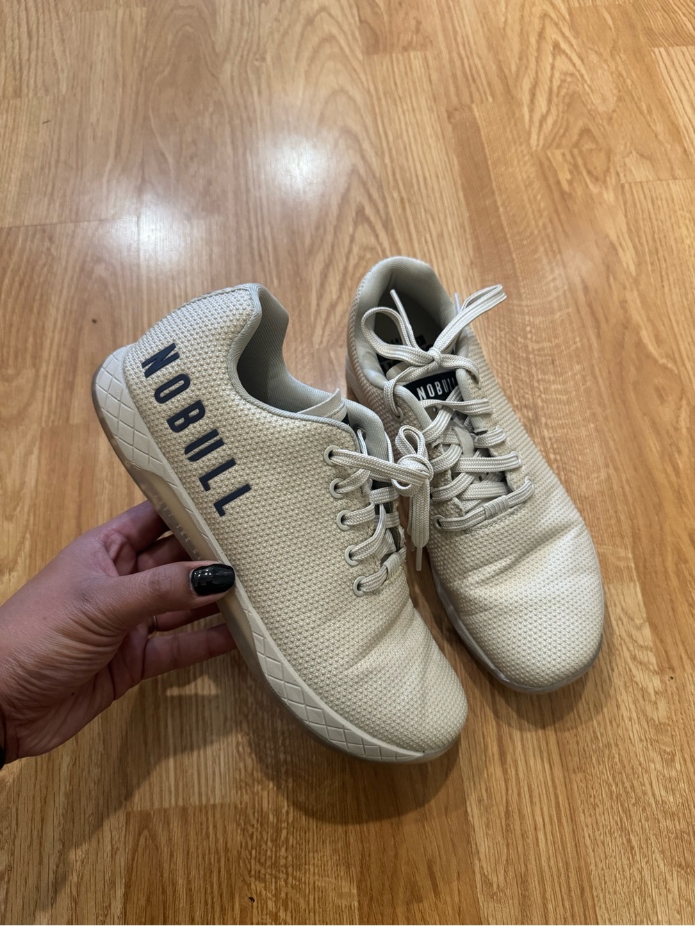 NOBULL Women's Training CrossFit Shoe - Light Beige size W9